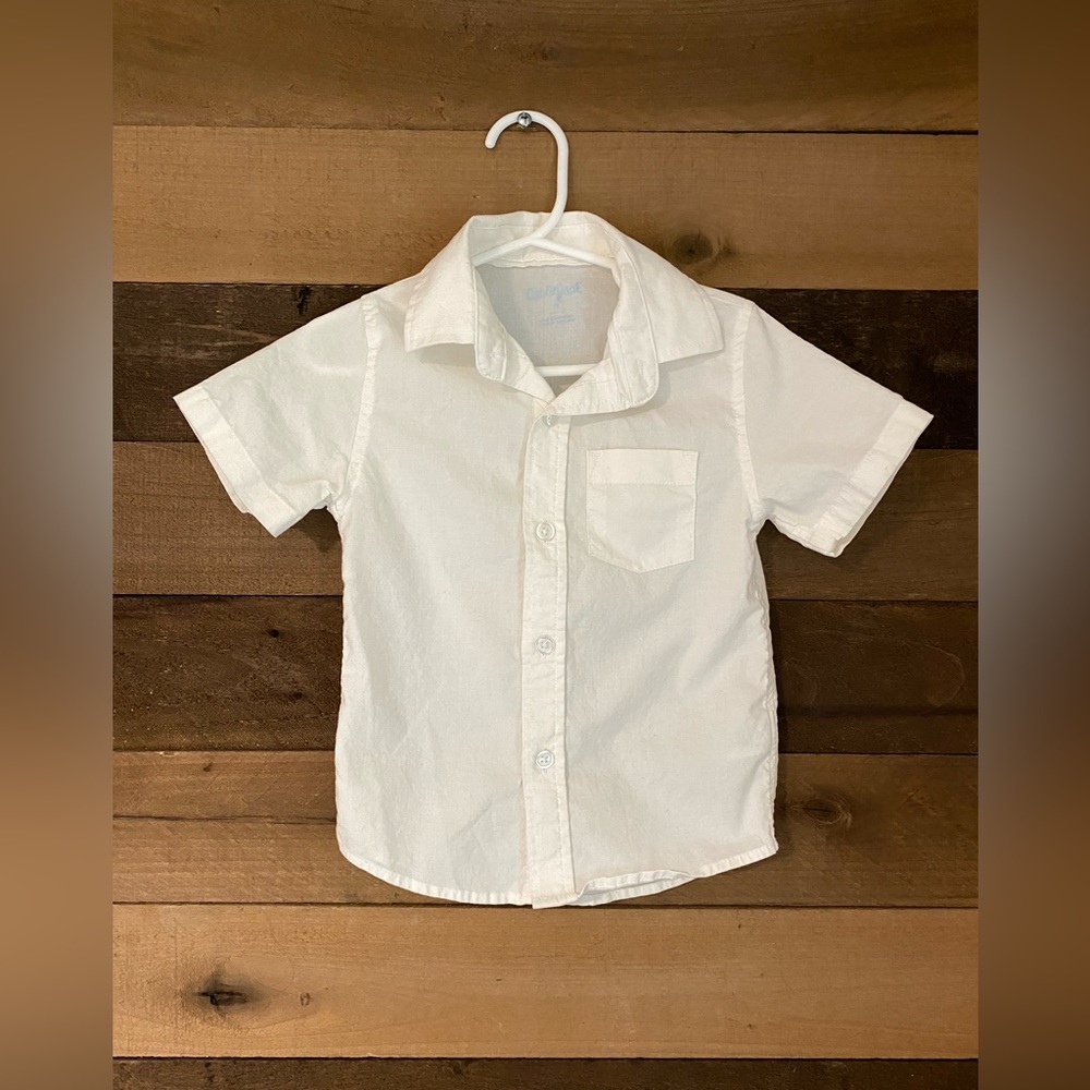 ⚫️5 for $25!⚫️ Toddler button up short sleeve polo shirt